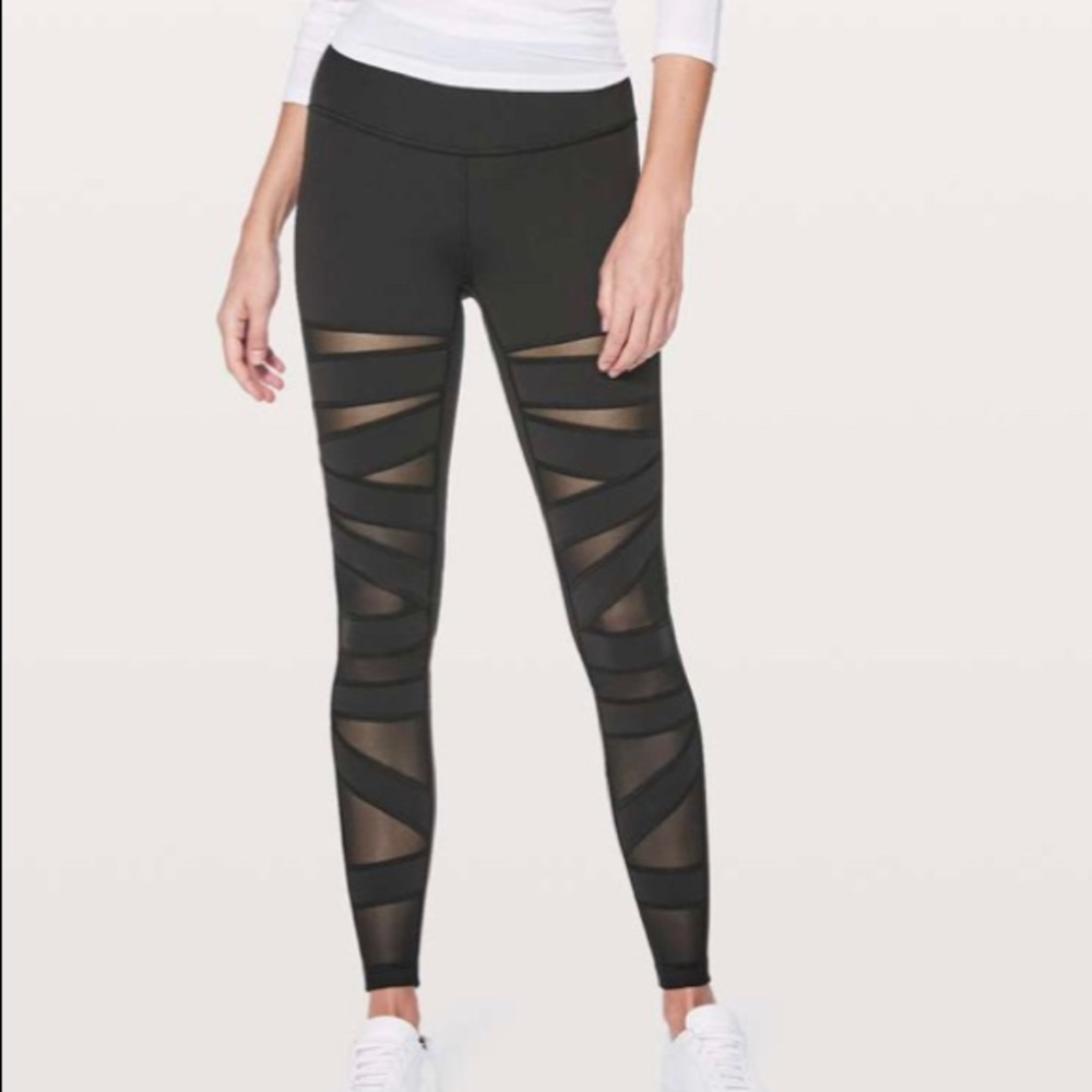 Lululemon Wunder Under Pant High Rise *Tech Mesh 6